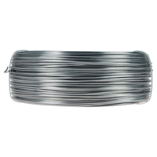 Artikel Aluminiumdraht 2mm, 118m Rolle - Vielseitiger Schmuckdraht Silber für Floristik und Dekoration, 1kg
