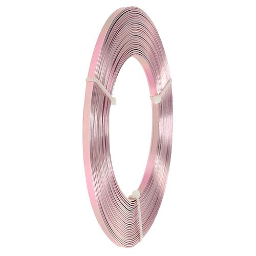 Artikel Aluminium Flachdraht Rosa 5mm 10m