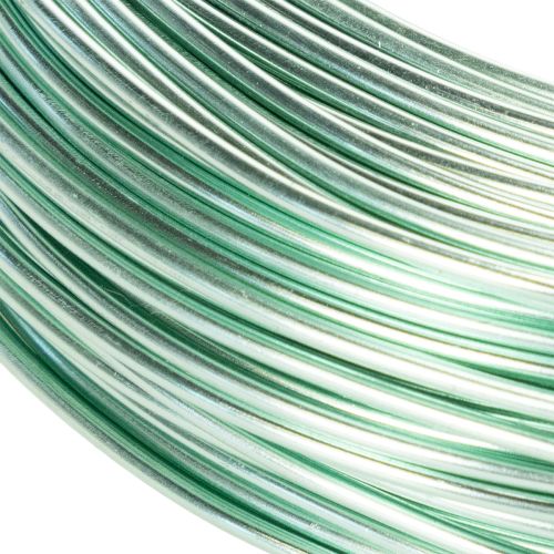 Artikel Aluminiumdraht 2 mm, 60 m, Mintgrün, flexibel für Deko und Floristik