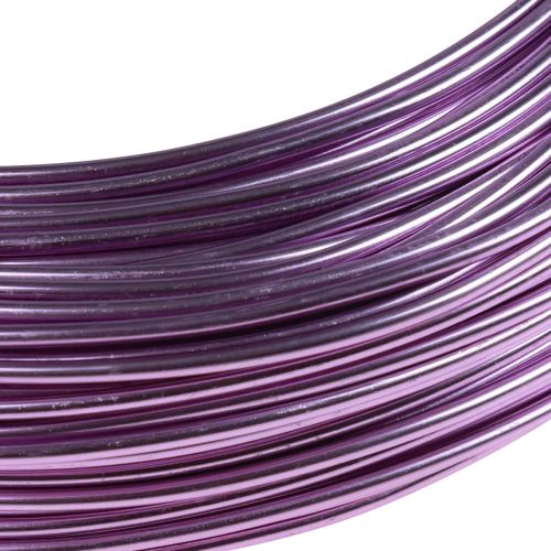 Artikel Aluminiumdraht Lila Ø2mm Schmuckdraht Lavendel Rund 500g 60m