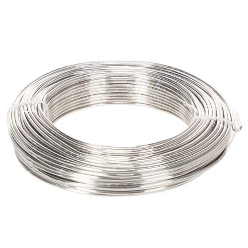 Aluminiumdraht Silber 3 mm 1 kg für Floristik und kreative Arbeiten