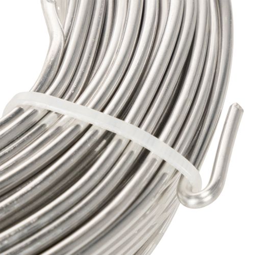 Aluminiumdraht Silber 3 mm 1 kg für Floristik und kreative Arbeiten | Floristik21.de