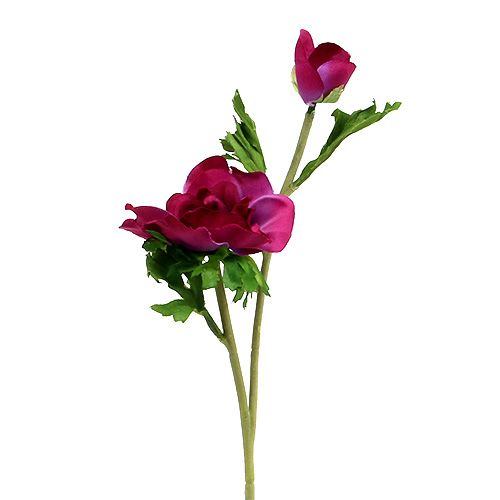 Floristik21 Anemone künstlich Fuchsia 6St