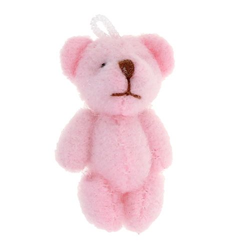 Anhänger Bärchen Rosa 3,8cm 12St
