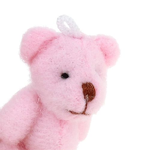 Anhänger Bärchen Rosa 3,8cm 12St