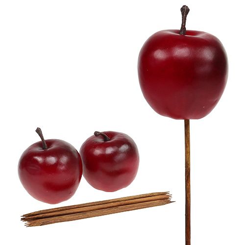 Apfel künstlich Rot Ø5,5cm 12St