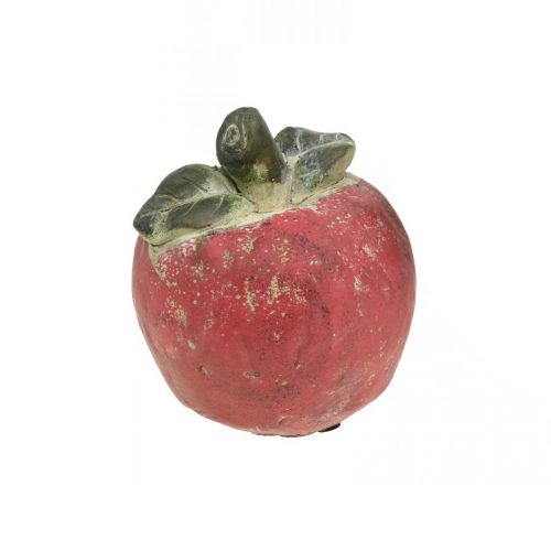 Floristik21 Apfel zum Dekorieren, Herbst, Deko-Frucht aus Beton, Tischdeko Ø13cm