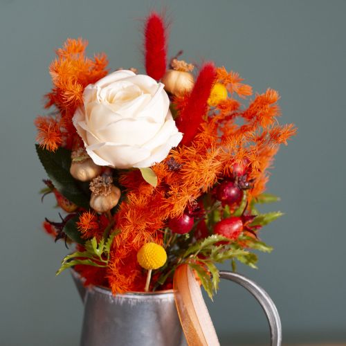 Trockenblumen Asparagus-Zweig gefärbt orange 65cm 80g Innenbereich | Floristik21.de