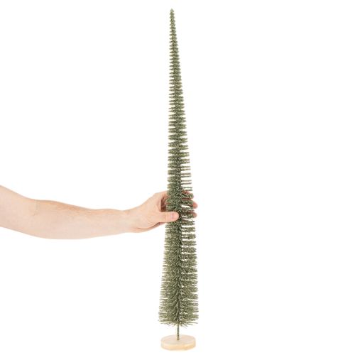 Deko-Tannenbaum künstlich 80 cm mit Holzsockel für Innenbereich | Floristik21.de