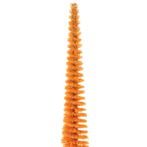 Tannenbaum künstlich 60cm Orange auf Holzsockel für Innenbereich | Floristik21.de