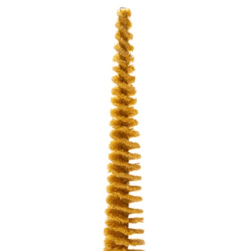 Deko Tannenbaum Kunststoff Holz 80 cm Dunkelgelb Gold | Floristik21.de