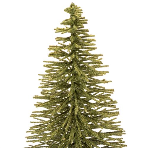 Künstlicher Tannenbaum Grün 70cm aus Metall, Holz und Kunststoff für Winterdekoration | Floristik21.de