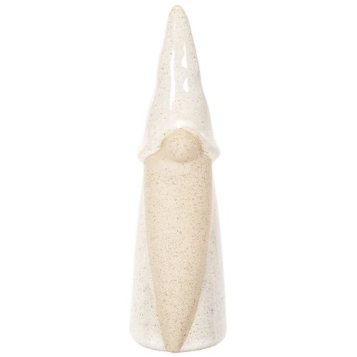 Dekofigur Wichtel Keramik 18cm Weißgrau Naturfarben 3er-Set Innenbereich | Floristik21.de