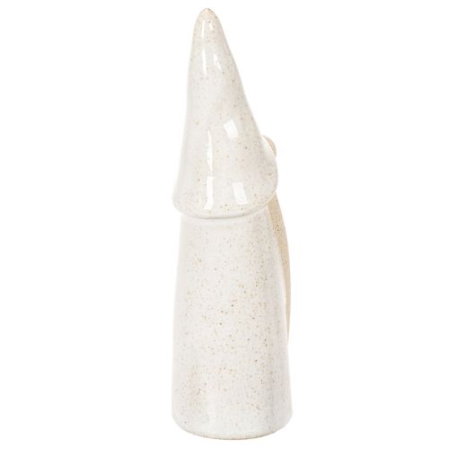 Dekofigur Wichtel Keramik 18cm Weißgrau Naturfarben 3er-Set Innenbereich | Floristik21.de