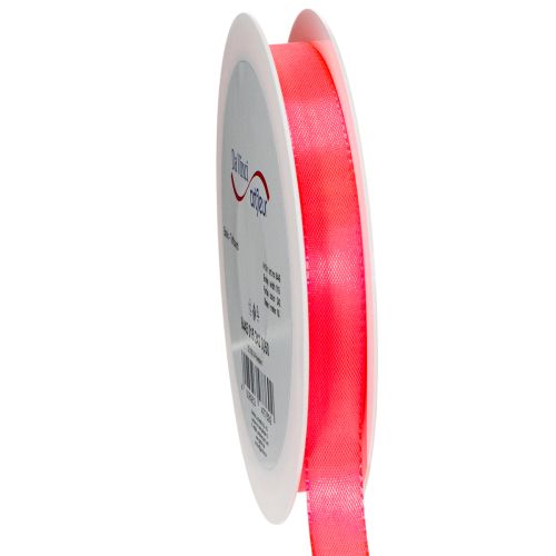 Neonrosa Schleifenband 15mm x 50m für Dekorationen und Geschenkverpackungen