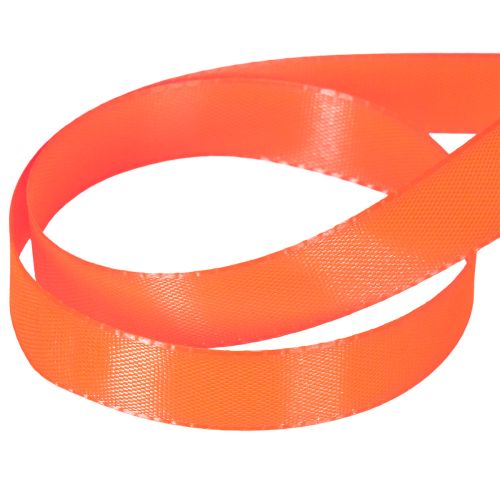 Artikel Schmales Geschenkband Neon-Orange 15mm x 50m für Floristik und Dekoration