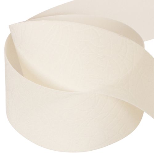 Dekoband Samtband 40mm 20m Creme Polyester Innenbereich | Floristik21.de