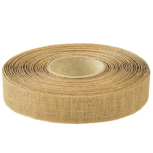 Artikel Dekoband Natur Braun Leinenband 25mm 20m