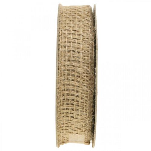 Dekoband Jute Natur 25mm Juteband Geschenkband rustikal 10m