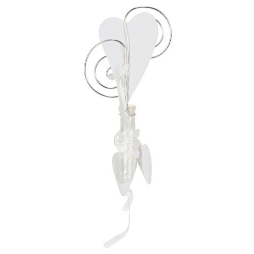 Bankhänger mit Röhrchen und Herz 18cm 6St | Floristik21.de