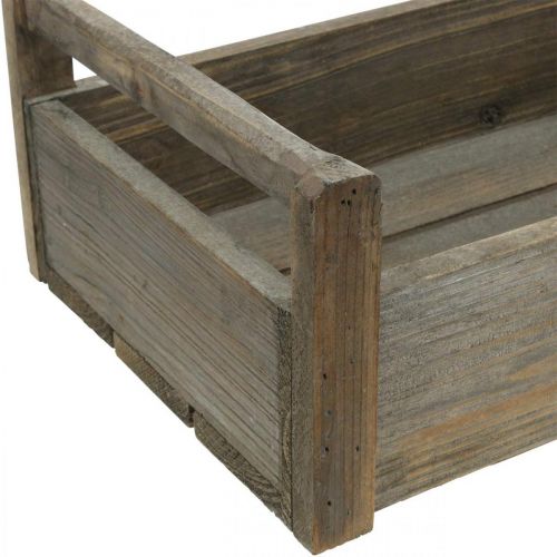 Holzkiste Bastelkiste Shabby Dekokiste Holz 47×28,5×16,5cm