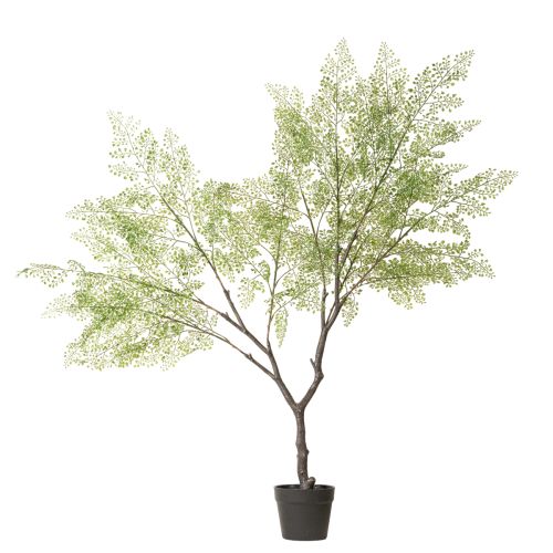 Künstlicher Baum Kunststoff Seide 120 cm Grün Braun Innenbereich