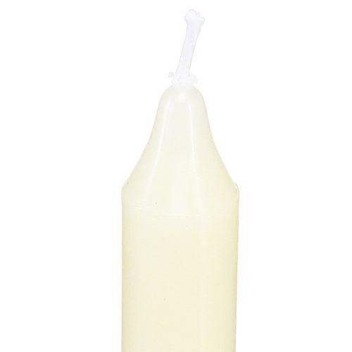 Artikel Gelbe Stabkerzen Ø13mm H10cm für Festdekoration - 22er Set
