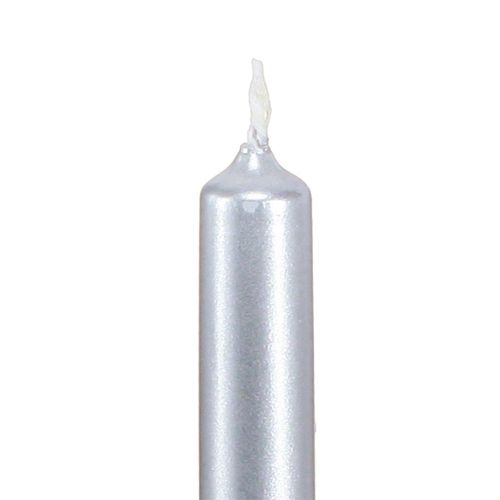 Artikel Silberne Baumkerzen Weihnachten 13x105mm 20er Set - Festlicher Glanz &amp; Eleganz