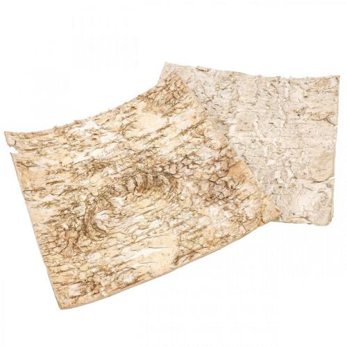 Baumrinde Deko Rinde quadratisch Birkenrinde Natur 20×20cm 6St