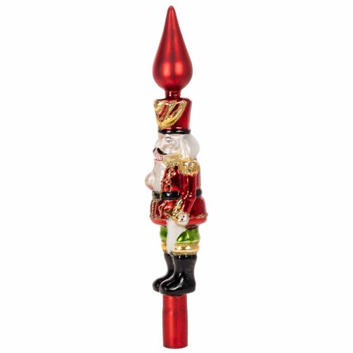 Christbaumspitze aus Echtglas,