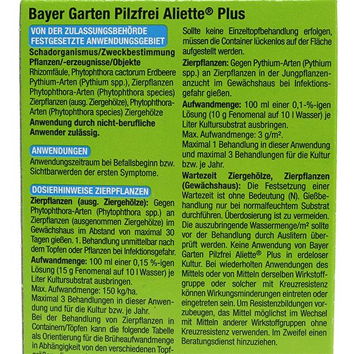Floristik21 Bayer Garten Pilzfrei Aliette Plus 75g