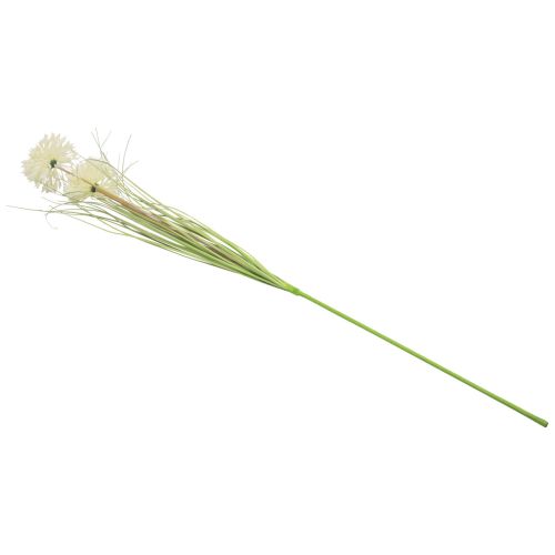 Floristik21 Kunstblumen Kugelblume Allium Zierlauch künstlich Weiß 90cm