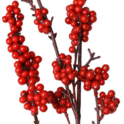Artikel Beerenzweig Rot Deko Künstlich 115cm Weihnachtsdeko Herbstdeko Farbakzent