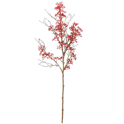Artikel Farbenfroher Kunstzweig mit roten Beeren - Herbstliche Dekoration L78cm
