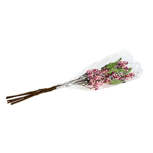 Floristik21 Beerenzweig künstlich Rosa-Lila 64cm 6St