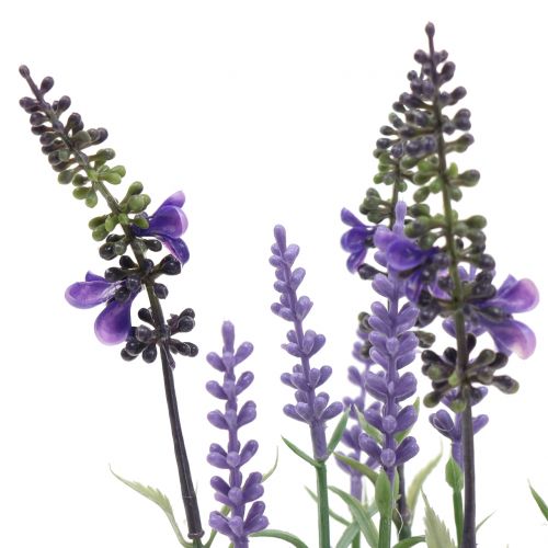 Lavendel im Topf künstlich H25cm