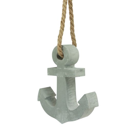 Floristik21 Beton Anker Deko Maritim Tischdeko Grau 18cmx4,5cmx22cm