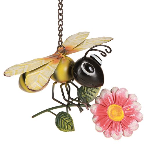 Artikel Bienen Deko Metall Hängedeko bunt Garten Highlight 21x21cm