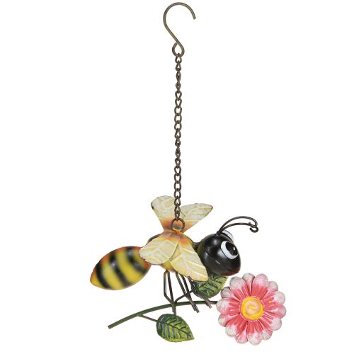 Artikel Bienen Deko Metall Hängedeko bunt Garten Highlight 21x21cm