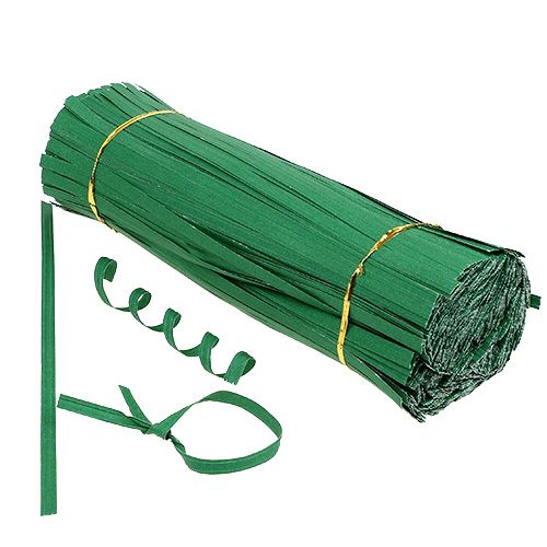 Bindestreifen lang Grün 30cm 2er-Draht 1000St