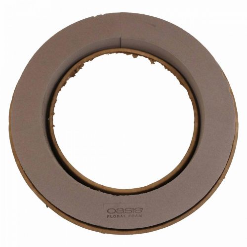 Floristik21 Oasis Steckschaum Ring Biolit Nature Source Braun 44cm 2 St