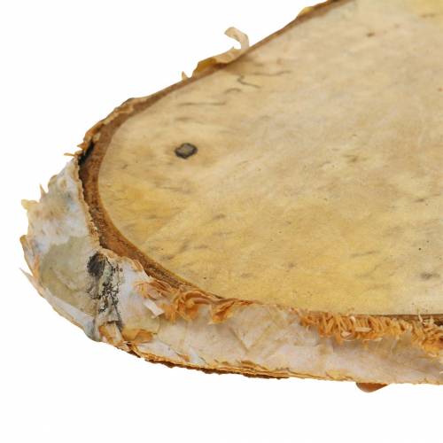 Artikel Holzscheiben Birke oval Natur 7,5×13cm 1kg
