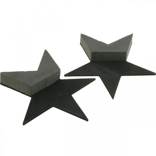 Artikel OASIS® Black Bioline® Steckschaum Stern Schwarz H30cm 2 St