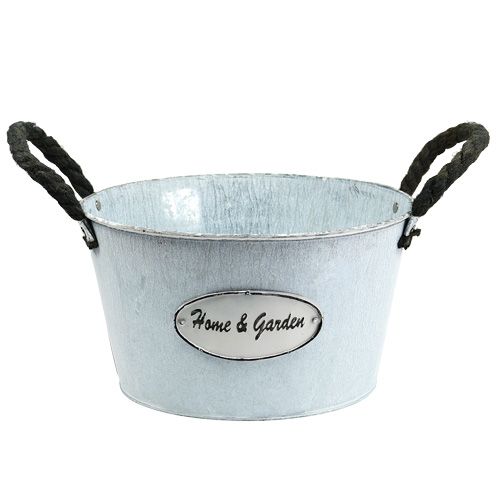 Floristik21 Blechschale rund Ø28cm H16cm