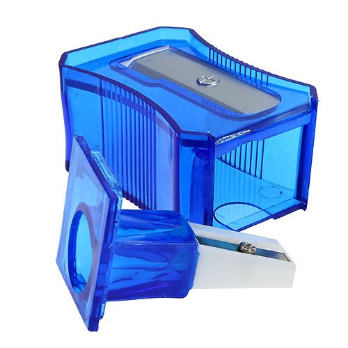 Floristik21 Bleistiftspitzer Blau 6cm