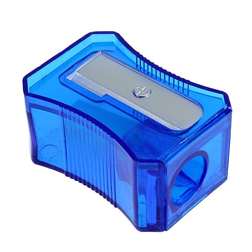 Floristik21 Bleistiftspitzer Blau 6cm