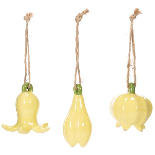 Artikel Keramik Blumenanhänger 9 cm Dekoration Innenbereich 6er-Set