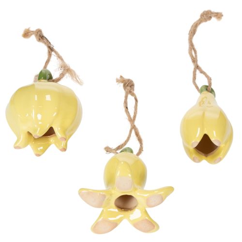 Artikel Keramik Blumenanhänger 9 cm Dekoration Innenbereich 6er-Set