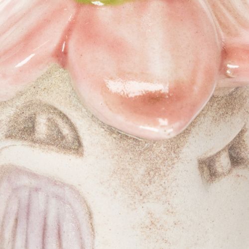 Artikel Keramik Hängedeko Feenhaus in Blumenform 6cm 6er-Set – Zauberhafte Dekoration für Garten und Zuhause