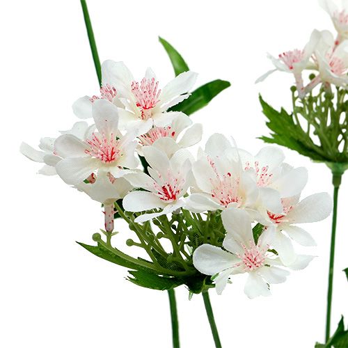 Artikel Blütenzweig Weiß L70cm